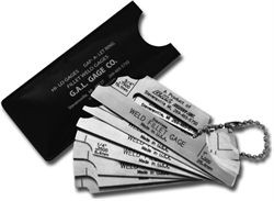 Picture of 7 PIECE FILLET WELD GAUGE #8 - METRIC