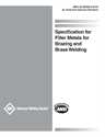 Picture of A5.8M/A5.8:2019 SPECIFICATION FOR FILLER METALS FOR BRAZING AND BRAZE WELDING (HISTORICAL)