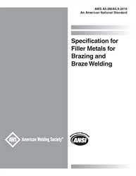 Picture of A5.8M/A5.8:2019 SPECIFICATION FOR FILLER METALS FOR BRAZING AND BRAZE WELDING (HISTORICAL)