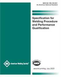 Picture of B2.1/B2.1M:2021-2ND PRINTING-SPECIFICATION FOR WELDING PROCEDURE AND PERFORMANCE QUALIFICATION (HISTORICAL)