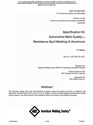 Picture of (PUBLIC REVIEW) D8.2-E2-DS1 - SPECIFICATION FOR AUTOMOTIVE WELD QUALITY--RESISTANCE SPOT WELDING OF ALUMINUM