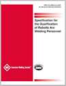Picture of D16.4M/D16.4:2025 - SPECIFICATION FOR THE QUALIFICATION OF ROBOTIC ARC WELDING PERSONNEL