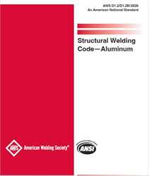 Picture of D1.2/D1.2M:2026 STRUCTURAL WELDING CODE - ALUMINUM