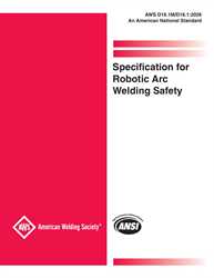 Picture of D16.1M/D16.1:2026 SPECIFICATION FOR ROBOTIC ARC WELDING SAFETY